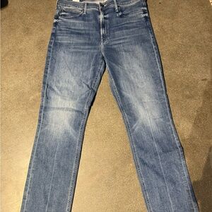 MOTHER The Mid Rise Dazzler Ankle Jeans